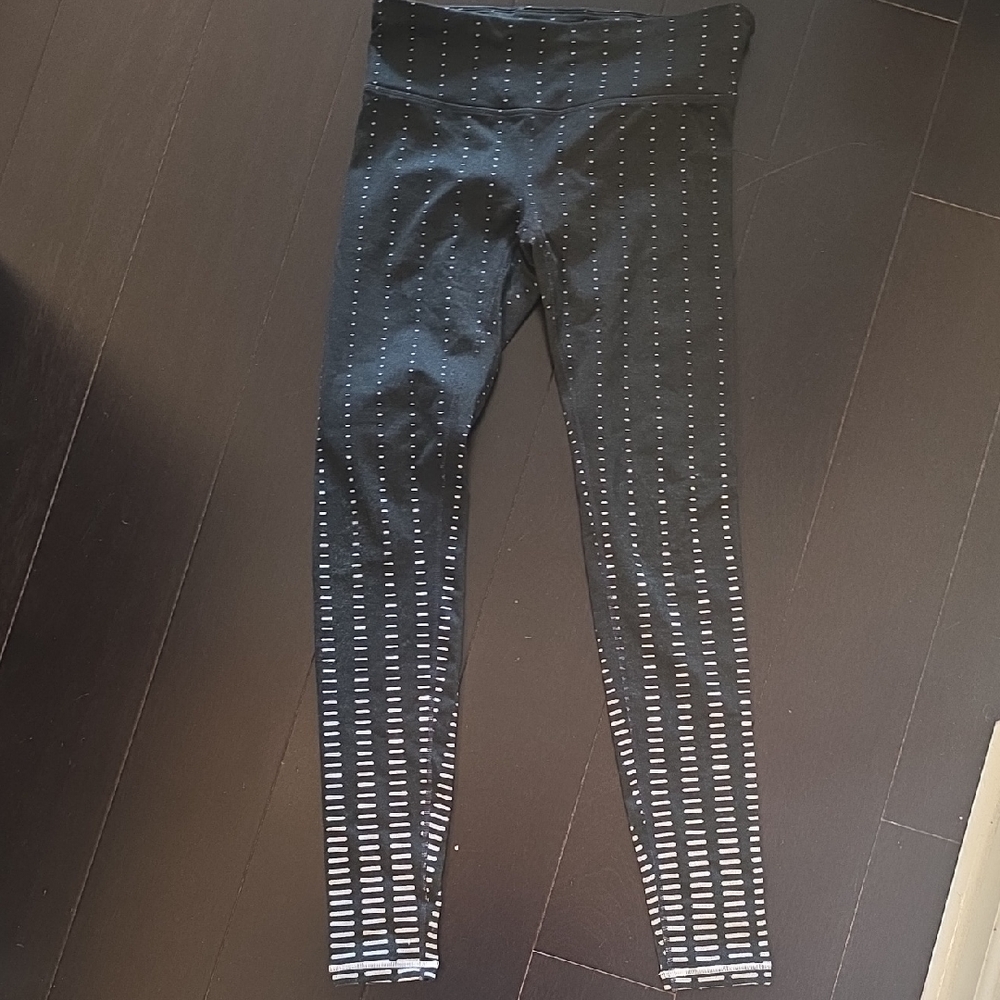 GAP Black Leggings with White Dots